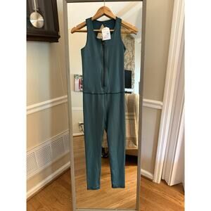 BBossfit_ 1 AirEssentials Sleeveless Gym Jumpsuit – Teal, One Size – NWT –